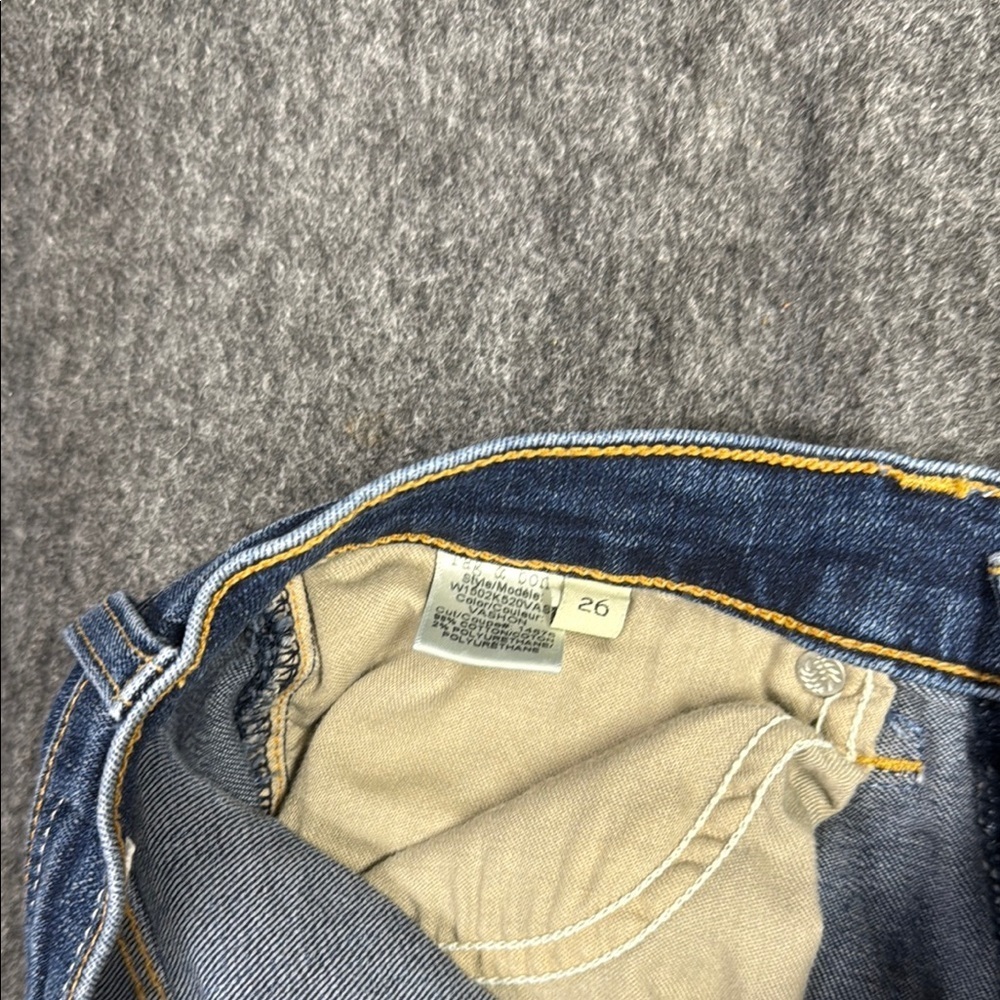 Rag & Bone Blue Skinny Jeans Distressed Casual - Picture 10 of 10
